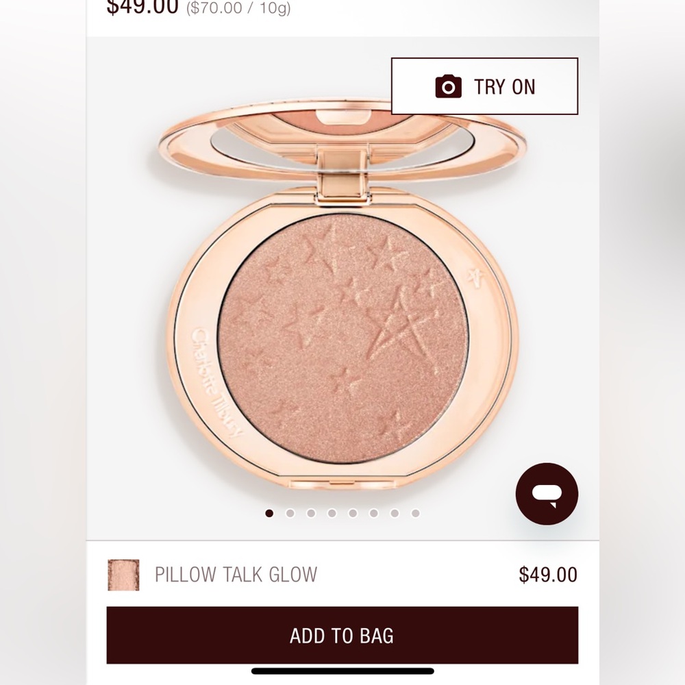 Charlotte Tilbury Hollywood Glow Glide Highlighter -Pillow Talk Glow